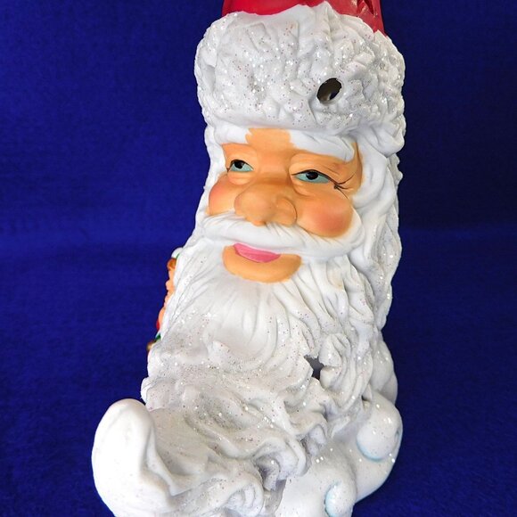 Santa Moon & Elf Tea Light & Christmas Ornament Holder Christmas Pierced - Picture 5 of 11